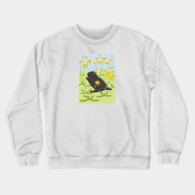 Porcupine Crewneck Sweatshirt by Timberdoodlz